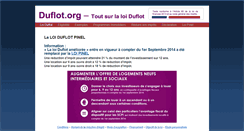 Desktop Screenshot of duflot.org